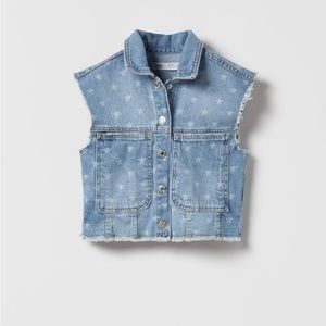 Zara denim usa vest 4676/700